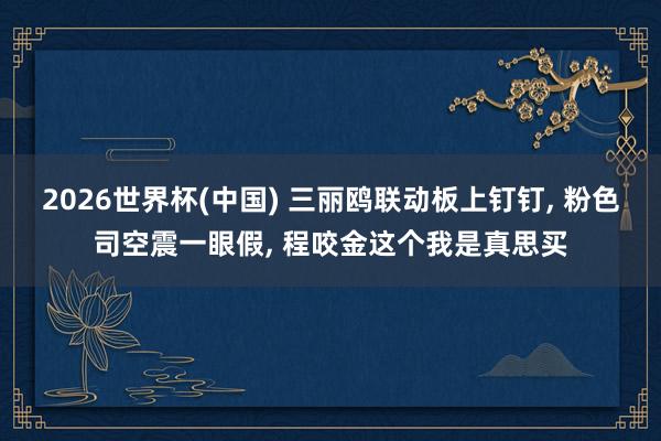 2026世界杯(中國(guó)) 三麗鷗聯(lián)動(dòng)板上釘釘， 粉色司空震一眼假， 程咬金這個(gè)我是真思買(mǎi)